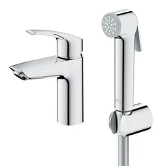 Змішувач для раковини з гігієнічним душем Grohe Eurosmart New (23124003)