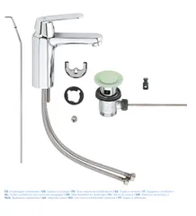 Змішувач для раковини M-розміру Grohe Eurosmart Cosmopolitan (23325000)
