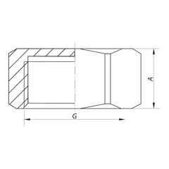 Заглушка 1/2" В Koer KF.P06F (KF0007)