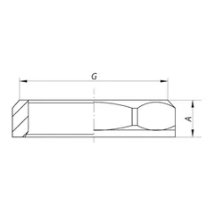 Контрольна гайка 3/4" Koer KF.K08 (KF0002)