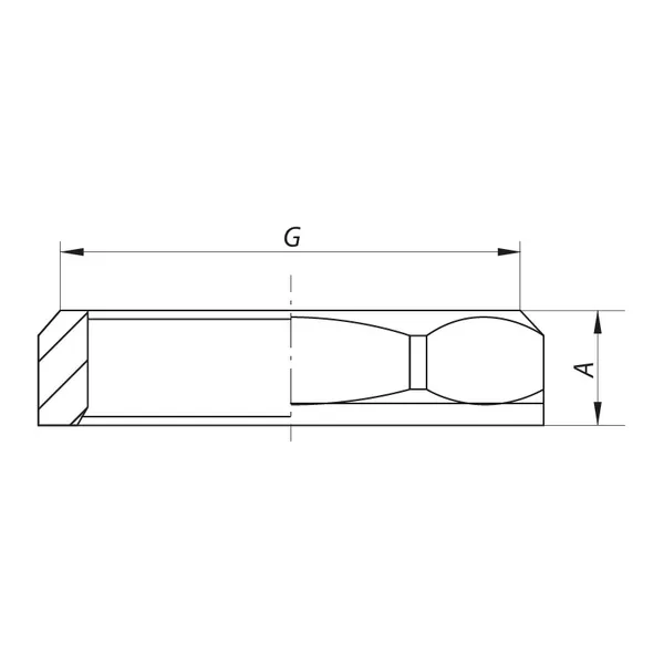 Контрольна гайка 3/4" Koer KF.K08 (KF0002)