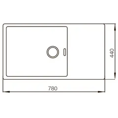 Мийка Mixxus MX7844-200x1.2-Satin (MX0560)