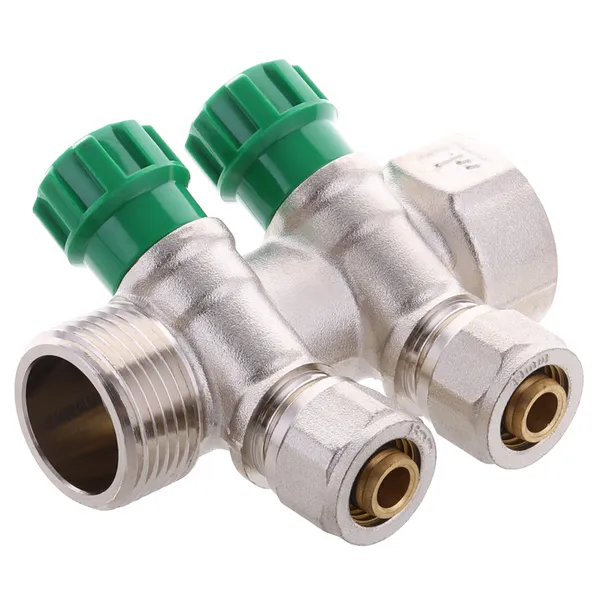 Колектор для теплої підлоги Koer KR.1124-2 1"x2 ways (KR2832)