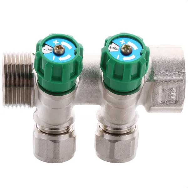 Колектор для теплої підлоги Koer KR.1124-2 1"x2 ways (KR2832)