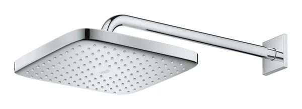 Верхній душ з настінним кронштейном Grohe Tempesta Cube (26687000)