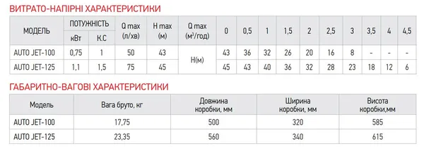 Насосна станція Koer auto JET-100 (з пятерником) (KP2668)