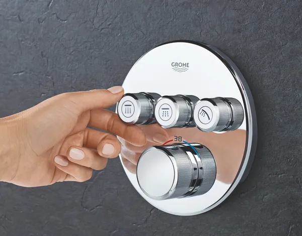 Термостат прихованого монтажу на 3 споживача Grohe Grohtherm SmartControl (29121000)