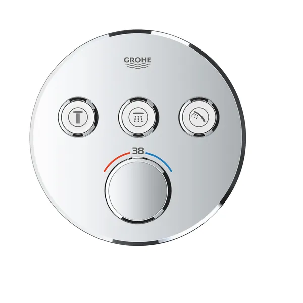 Термостат прихованого монтажу на 3 споживача Grohe Grohtherm SmartControl (29121000)