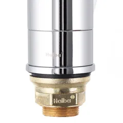 Змішувач для умивальника Haiba Magic 555 (15 см) з червоною ручкою (HB0673)
