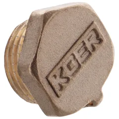 Заглушка Koer KF.P06M.WN - 1/2'' Н (без нікелю) (KR3023)