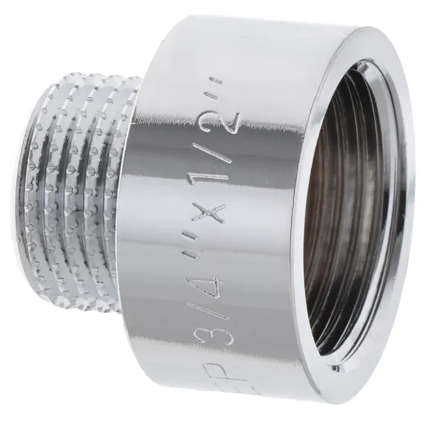 Перехідник (коннектор) 1/2 "х3 / 4" (хром) Koer KF.A0608.CHR (KF0138)