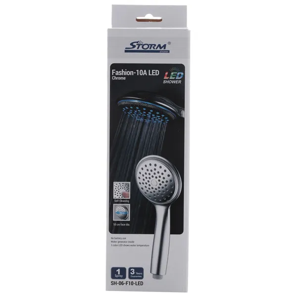 Лійка для душу Storm SH-06-F10-LED (ST0008)