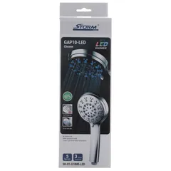 Лійка для душу Storm SH-01-G10M5-LED (ST0002)
