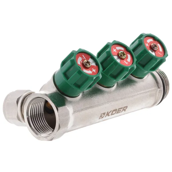 Колектор для теплої підлоги Koer KR.1123-3 3/4"x3 ways (KR2830)