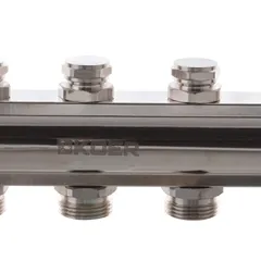Колекторний блок з термостатичними клапанами Koer KR.1100-07 1"x7 ways (KR2633)