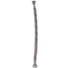 Гнучкий шланг для підключення води гайка 1/2'' - Штуцер 1/2'' (30 см) Zerix (ZX1560)