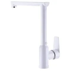 Змішувач для кухні Plamix Mario-017 White (з підведенням) (PM0608)