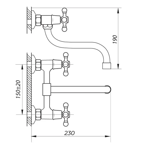 Змішувач для кухні ZERIX JIK12 102-A (ZX2646)