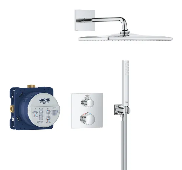 Душова система прихованого монтажу з термостатом Grohe Grohtherm (34870000)