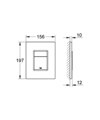 Панель змиву Grohe Skate Cosmopolitan (38732SH0)