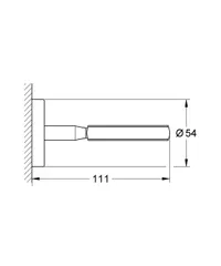 Тримач для аксесуарів Grohe Bau Cosmopolitan Neutral (40585001)