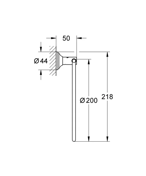 Кільце для рушника Grohe Essentials Authentic (40655001)