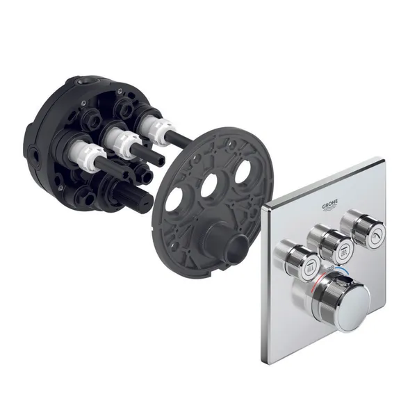Термостат прихованого монтажу на 3 споживача Grohe Grohtherm SmartControl (29126000)