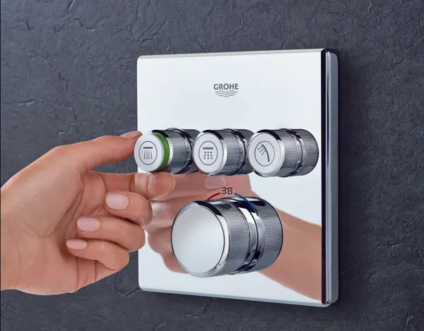 Термостат прихованого монтажу на 3 споживача Grohe Grohtherm SmartControl (29126000)