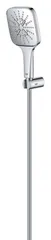 Душовий набір з тримачем, 3 режими струменя Grohe Rainshower SmartActive (26589000)