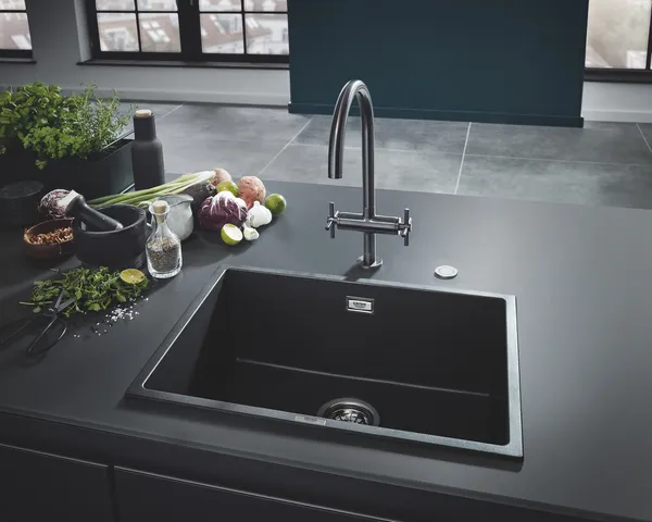 Композитна мийка для кухні Grohe K700U (31653AP0)