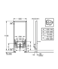 Інсталяція для біде Grohe Rapid SL (38553001)