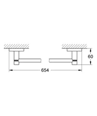 Тримач для рушників Grohe Essentials New (40366001)