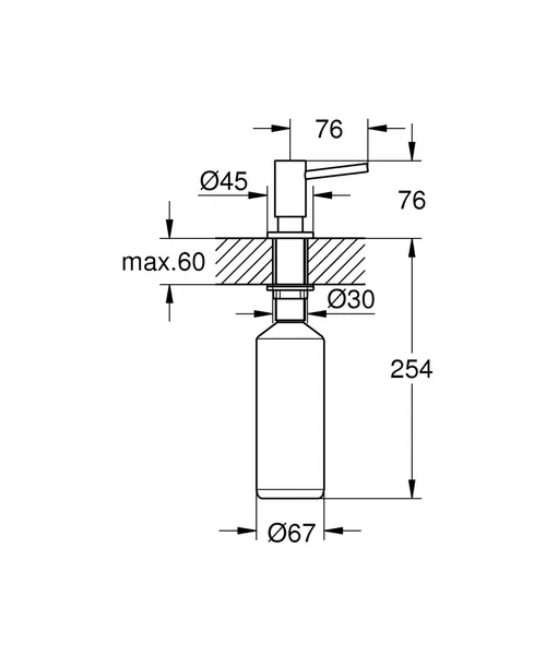Дозатор для миючого засобу Grohe (40535DC0)