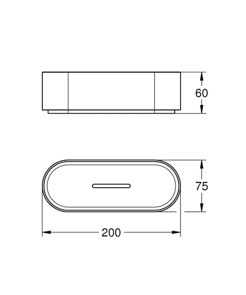 Полиця для ванної кімнати Grohe Selection (41037000)