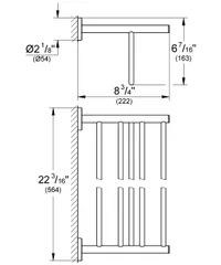 Полиця для рушників у ванну Grohe Bau Cosmopolitan Neutral (40462001)