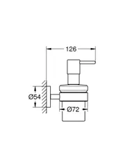 Дозатор рідкого мила Grohe Essentials New (40448001)