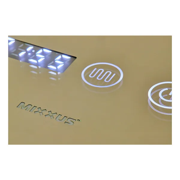 Дзеркало Mixxus STRONG MR05-100x60 з Led Touch, Anti-fog, димером, регулятором яскравості, годинником (MI6009)