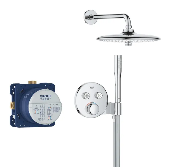 Прихована душова система з Euphoria 260 Grohe Grohtherm SmartControl (34867000)