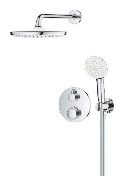 Душова система прихованого монтажу з термостатом Grohe Grohtherm (34872000)