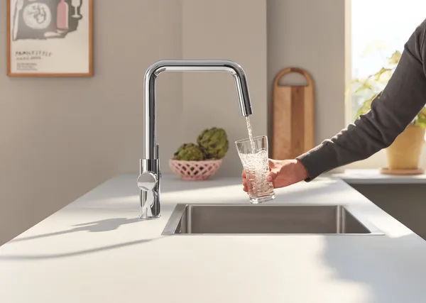 Змішувач для кухні для подачі технічної і фільтрованої води Grohe Blue Pure Eurosmart (30583000)