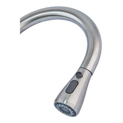 Змішувач для кухні сенсорний з висувною лійкою Mixxus LUX-014 Sensor (нерж. сталь) (MI6230)