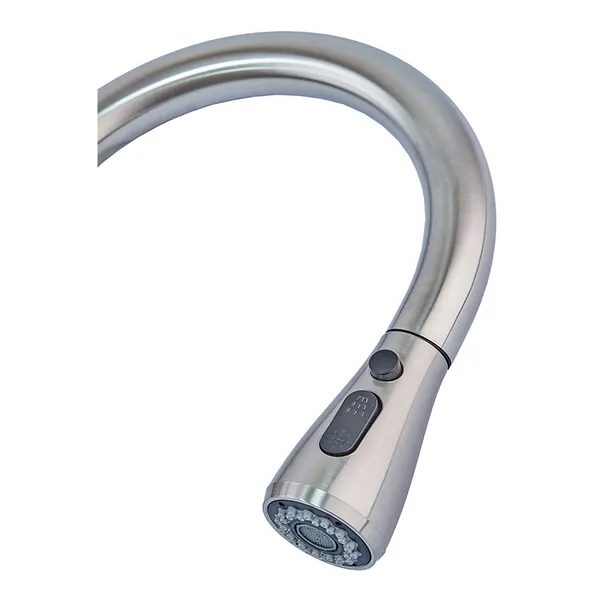 Змішувач для кухні сенсорний з висувною лійкою Mixxus LUX-014 Sensor (нерж. сталь) (MI6230)