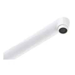 Змішувач для ванни Plamix Omega-140 Euro White (без шланга та лійки) (PM0648)