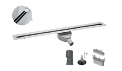Душовий трап "Тонкий" Koer FD07-20x800-Slender з нержавіючої сталі SUS304 (KR5137)