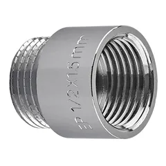 Подовжувач Europroduct EP.E015.Chr - 1/2"MF-15мм хром (EP6122)