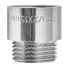Подовжувач Europroduct EP.E015.Chr - 1/2"MF-15мм хром (EP6122)