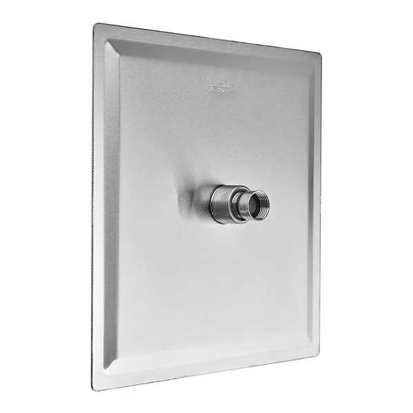 Верхній душ Zerix SH-006.SUS-25x25cm (нерж. сталь) (ZX5009)