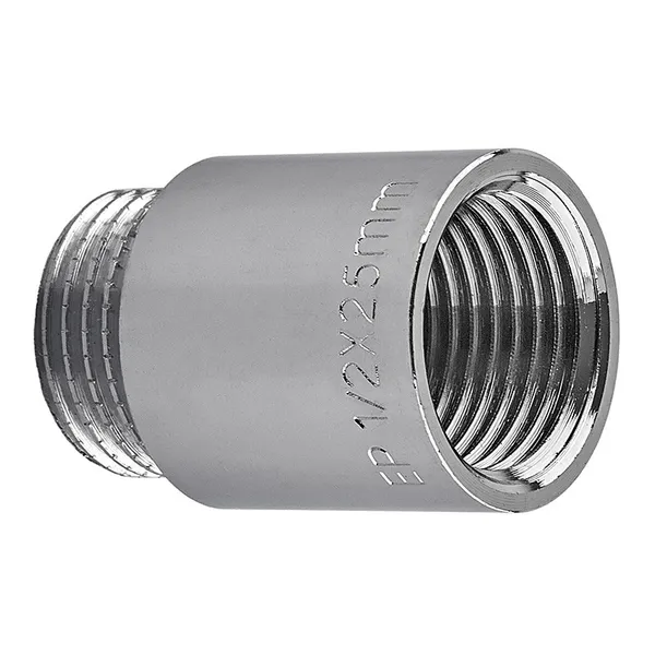 Подовжувач Europroduct EP.E025.Chr - 1/2"MF-25мм хром (EP6124)