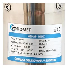 Вихровий насос Vodomet 4SKM-100C (VO4174)