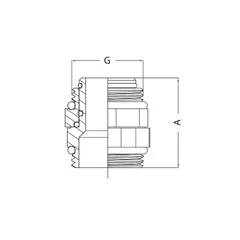 Ніпель поворотний Koer KF.N210 - 1'' MM (KR4977)